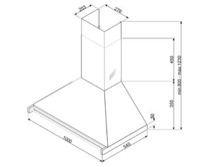 Вытяжка Смег KD100HXE фото 2 в Краснодаре Вытяжка Smeg KD100HXE фото 2 в Краснодаре