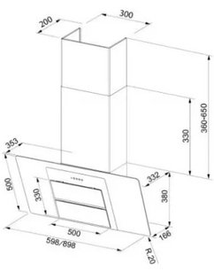 Вытяжка Фабер NORTHIA EG8+ WH A90 фото 2 в Краснодаре Вытяжка Faber NORTHIA EG8+ WH A90 фото 2 в Краснодаре