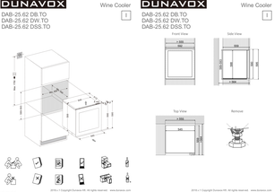 Винный шкаф Dunavox DAB-25.62DB.TO фото 2 в Краснодаре