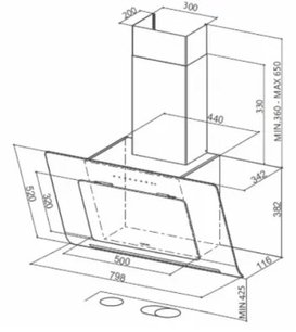Вытяжка Faber INFINITY ACT WH A80 фото 3 в Краснодаре
