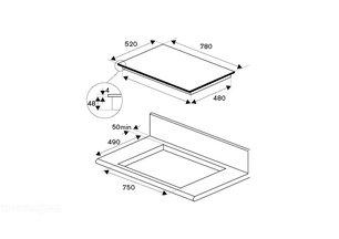 Варочная панель Бертаззони P784IC1B2NEE фото 4 в Краснодаре Варочная панель Bertazzoni P784IC1B2NEE фото 4 в Краснодаре