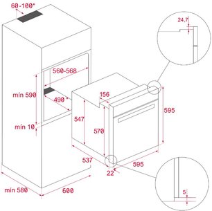 Духовой шкаф Тека HBB 720 BK фото 2 в Краснодаре Духовой шкаф Teka HBB 720 BK фото 2 в Краснодаре