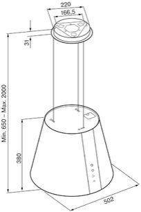 Вытяжка Krona HOLLY ISOLA 500 BLACK S фото 2 в Краснодаре Вытяжка Krona HOLLY ISOLA 500 BLACK S фото 2 в Краснодаре