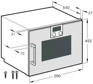 Комбинированный духовой шкаф-пароконвектомат Gaggenau BSP260101 фото 2 в Краснодаре