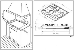 Варочная панель Де Дитрих DPE7610B фото 4 в Краснодаре Варочная панель De Dietrich DPE7610B фото 4 в Краснодаре
