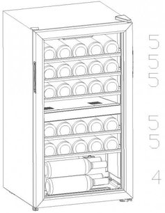 Винный шкаф Ла Соммельер ECS30.2Z фото 2 в Краснодаре Винный шкаф La Sommeliere ECS30.2Z фото 2 в Краснодаре
