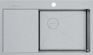 Omoikiri (мойка AKISAME 86 SIDE IN-R + смеситель MIKAWA 2 PLUS-SB BN) фото 2 в Краснодаре
