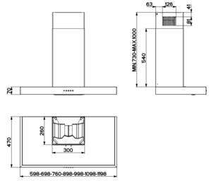 Вытяжка Фабер GEMMA PB SRM X A60 фото 3 в Краснодаре Вытяжка Faber GEMMA PB SRM X A60 фото 3 в Краснодаре