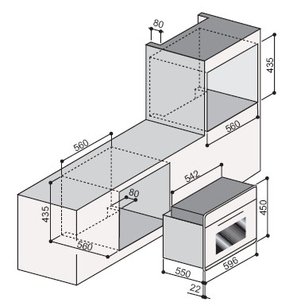 Духовой шкаф Ilve 645-LZV IX фото 2 в Краснодаре