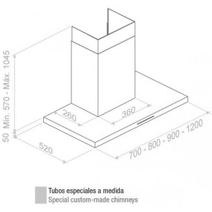 Вытяжка Пандо P-401/80 IX 850 SEC фото 3 в Краснодаре Вытяжка Pando P-401/80 IX 850 SEC фото 3 в Краснодаре