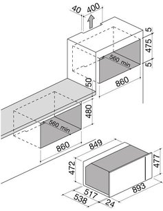 Духовой шкаф Barazza 1FCYP9 фото 3 в Краснодаре