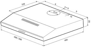 Вытяжка Krona LOTTE 500 inox PB фото 2 в Краснодаре Вытяжка Krona LOTTE 500 inox PB фото 2 в Краснодаре