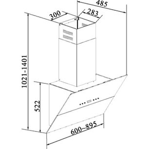 Вытяжка Korting KHC 91090 GN фото 4 в Краснодаре