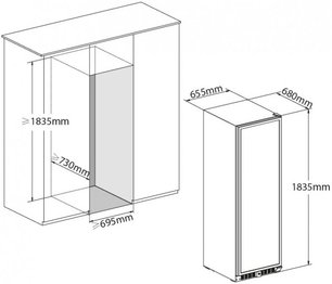 Винный шкаф Дунавокс DX-194.490BK фото 3 в Краснодаре Винный шкаф Dunavox DX-194.490BK фото 3 в Краснодаре
