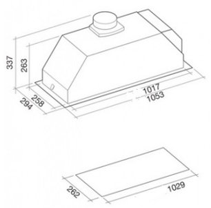Вытяжка Falmec GRUPPO INCASSO 105 IX (800) ECP фото 3 в Краснодаре