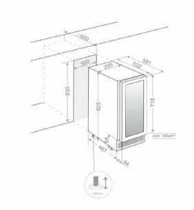 Встраиваемый винный шкаф Пандо PVZB 30-16XL фото 3 в Краснодаре Встраиваемый винный шкаф Pando PVZB 30-16XL фото 3 в Краснодаре