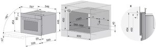 Встраиваемый паровой шкаф Фауцуг CombiSteamer V6000 45M CSM6T-23047 (черное стекло/без ручки) фото 4 в Краснодаре Встраиваемый паровой шкаф V-ZUG CombiSteamer V6000 45M CSM6T-23047 (черное стекло/без ручки) фото 4 в Краснодаре