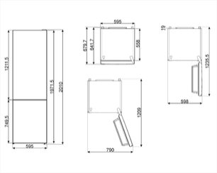 Холодильник Смег FC202PXN фото в Краснодаре Холодильник Smeg FC202PXN фото в Краснодаре