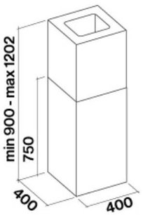 Вытяжка Falmec MIRA PLUS ISOLA 40 фото 4 в Краснодаре