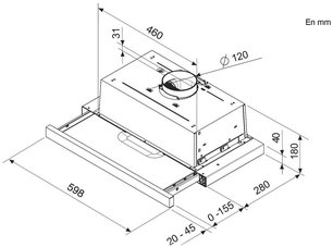 Встраиваемая вытяжка Брандт AT1346X фото 4 в Краснодаре Встраиваемая вытяжка Brandt AT1346X фото 4 в Краснодаре
