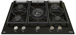 Газовая стеклянная варочная панель Кертинг HGG 7987 CTN FLC фото 2 в Краснодаре Газовая стеклянная варочная панель Korting HGG 7987 CTN FLC фото 2 в Краснодаре