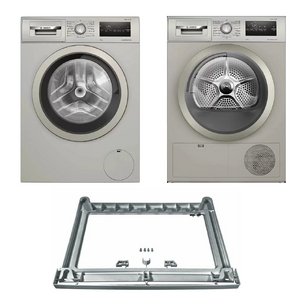 Bosch Serie 4 (стиральная машина WAN2420XME + сушильная машина WTN86202ME + монтажный элемент WTZ2041X) фото в Краснодаре Bosch Serie 4 (стиральная машина WAN2420XME + сушильная машина WTN86202ME + монтажный элемент WTZ2041X) фото в Краснодаре