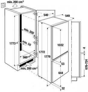 Встраиваемый холодильник Kuppersbusch FKG 8310.0i фото 4 в Краснодаре