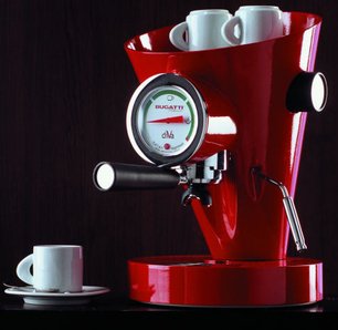 Кофеварка Бугатти Espresso Machine Diva Red фото 4 в Краснодаре Кофеварка Bugatti Espresso Machine Diva Red фото 4 в Краснодаре