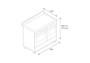 Варочный центр Bertazzoni MAS100 6 MFE T CR T фото 4 в Краснодаре