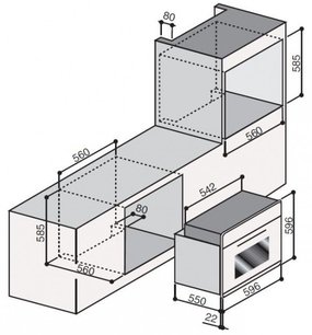 Духовой шкаф Илве 600-AMP Ant/C фото 3 в Краснодаре Духовой шкаф Ilve 600-AMP Ant/C фото 3 в Краснодаре