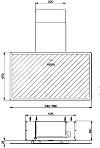 Вытяжка Фабер V-AIR FLAT KL A80 фото 3 в Краснодаре Вытяжка Faber V-AIR FLAT KL A80 фото 3 в Краснодаре