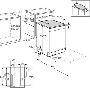 Посудомоечная машина Electrolux ESM48310SX фото 2 в Краснодаре