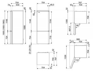 Холодильник Смег FA3905RX5 фото 3 в Краснодаре Холодильник Smeg FA3905RX5 фото 3 в Краснодаре