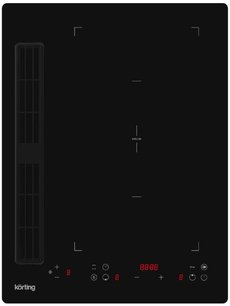 Индукционная варочная панель с интегрированной вытяжкой Кертинг HIBH 40980 NB фото в Краснодаре Индукционная варочная панель с интегрированной вытяжкой Korting HIBH 40980 NB фото в Краснодаре