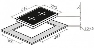 Газовая варочная панель Маунфилд EGHG.32.23CB/G фото 4 в Краснодаре Газовая варочная панель Maunfeld EGHG.32.23CB/G фото 4 в Краснодаре