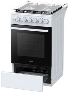 Газовая плита Midea MFO-M4G20T0E(WH) фото 3 в Краснодаре
