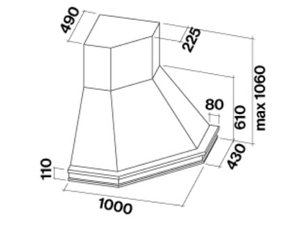 Вытяжка Фалмек Penta Ang (600) S мореный дуб фото 2 в Краснодаре Вытяжка Falmec Penta Ang (600) S мореный дуб фото 2 в Краснодаре