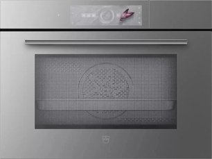 Встраиваемый комбинированный паровой шкаф Фауцуг CombiSteamer V6000 45M CSM6T-23041 (платиновое стекло) фото в Краснодаре Встраиваемый комбинированный паровой шкаф V-ZUG CombiSteamer V6000 45M CSM6T-23041 (платиновое стекло) фото в Краснодаре