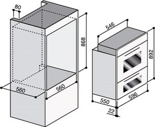 Духовой шкаф Restart ELF037 Blue фото 3 в Краснодаре