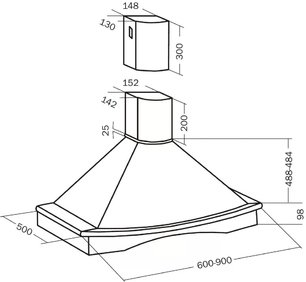 Вытяжка Тека Nubero 60 HP WHITE CREAM фото 2 в Краснодаре Вытяжка Teka Nubero 60 HP WHITE CREAM фото 2 в Краснодаре