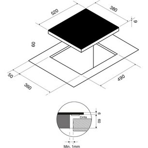 Индукционная варочная панель Pando PI-TEP фото 3 в Краснодаре