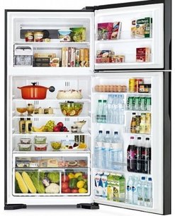 Холодильник Хитачи R-VG662 PU3 GBK фото 2 в Краснодаре Холодильник Hitachi R-VG662 PU3 GBK фото 2 в Краснодаре
