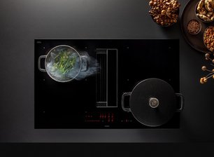Варочная панель с вытяжкой Фалмек ZERO 84 VETRO NERO фото 4 в Краснодаре Варочная панель с вытяжкой Falmec ZERO 84 VETRO NERO фото 4 в Краснодаре
