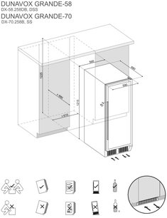 Винный шкаф Дунавокс DX-70.258SS фото 3 в Краснодаре Винный шкаф Dunavox DX-70.258SS фото 3 в Краснодаре
