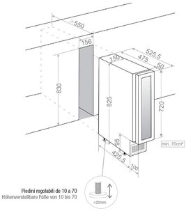 Встраиваемый винный шкаф Пандо PVZB 15-9 XL фото 3 в Краснодаре Встраиваемый винный шкаф Pando PVZB 15-9 XL фото 3 в Краснодаре