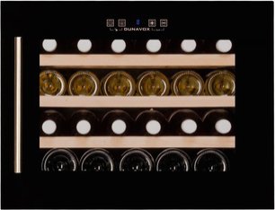 Винный шкаф Дунавокс DX-24.56BBK (A) петли справа фото 2 в Краснодаре Винный шкаф Dunavox DX-24.56BBK (A) петли справа фото 2 в Краснодаре