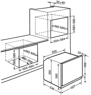 Духовой шкаф Смег SC800P-9 фото 2 в Краснодаре Духовой шкаф Smeg SC800P-9 фото 2 в Краснодаре