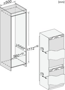 Встраиваемый холодильник Миле KFN 7774 C фото 3 в Краснодаре Встраиваемый холодильник Miele KFN 7774 C фото 3 в Краснодаре