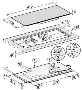 Индукционная варочная панель Миле KM7689 FL фото 4 в Краснодаре Индукционная варочная панель Miele KM7689 FL фото 4 в Краснодаре
