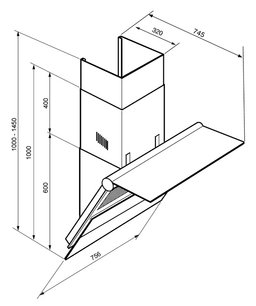 Вытяжка Смег KTS75C фото 4 в Краснодаре Вытяжка Smeg KTS75C фото 4 в Краснодаре
